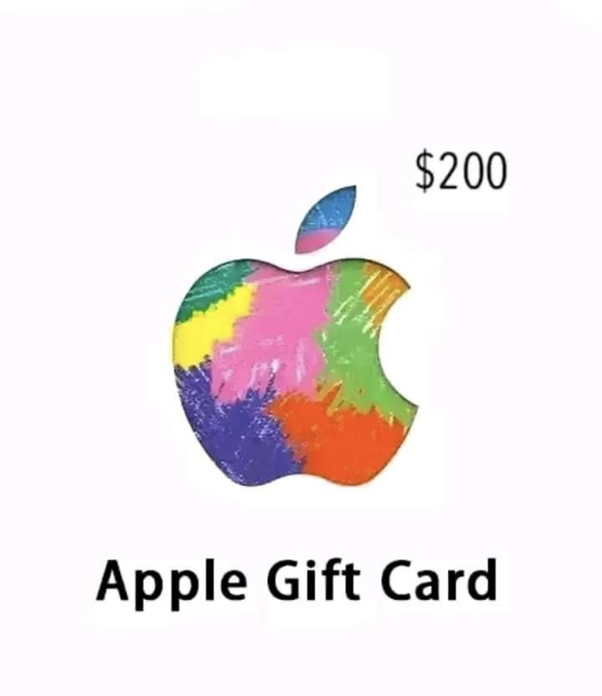 Apple 礼品卡示意图